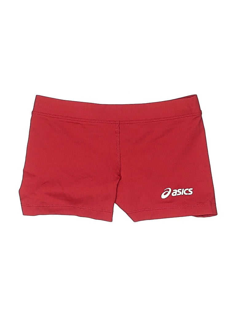 Pre-owned Asics Athletic Shorts In Red