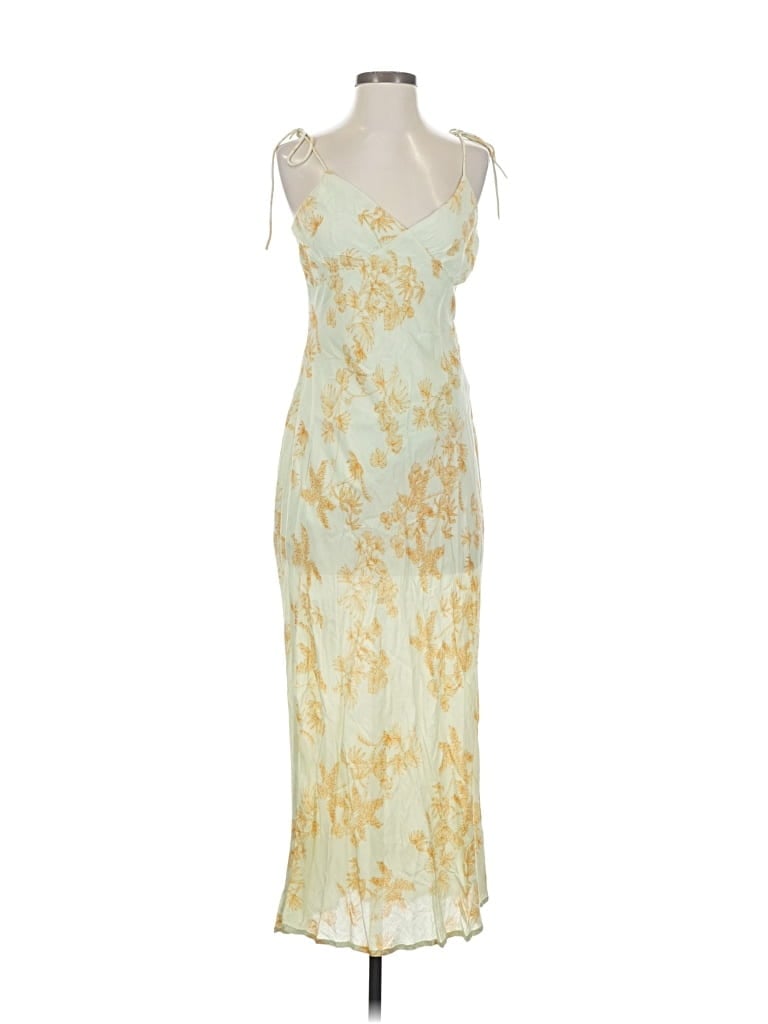 Pre-owned Amuse Society Cocktail Dress In Yellow