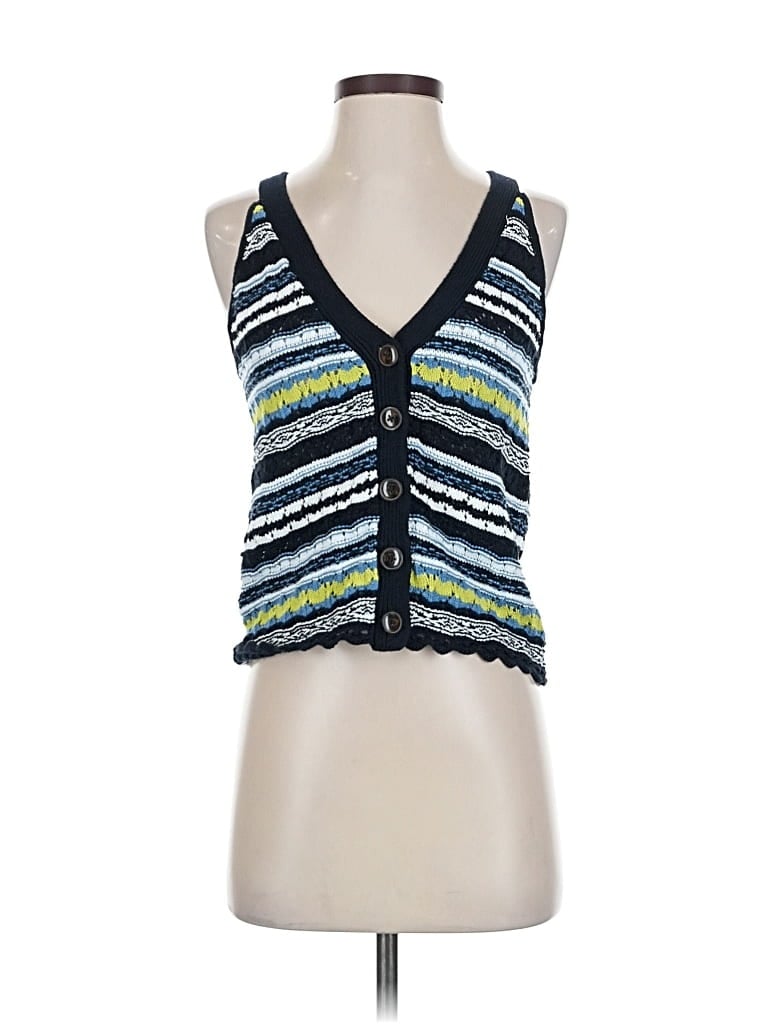 Pre-owned Autumn Cashmere Sleeveless Blouse In Blue