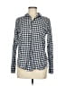J.Crew Checkered-gingham Blue Long Sleeve Button-Down Shirt Size 6 - photo 1