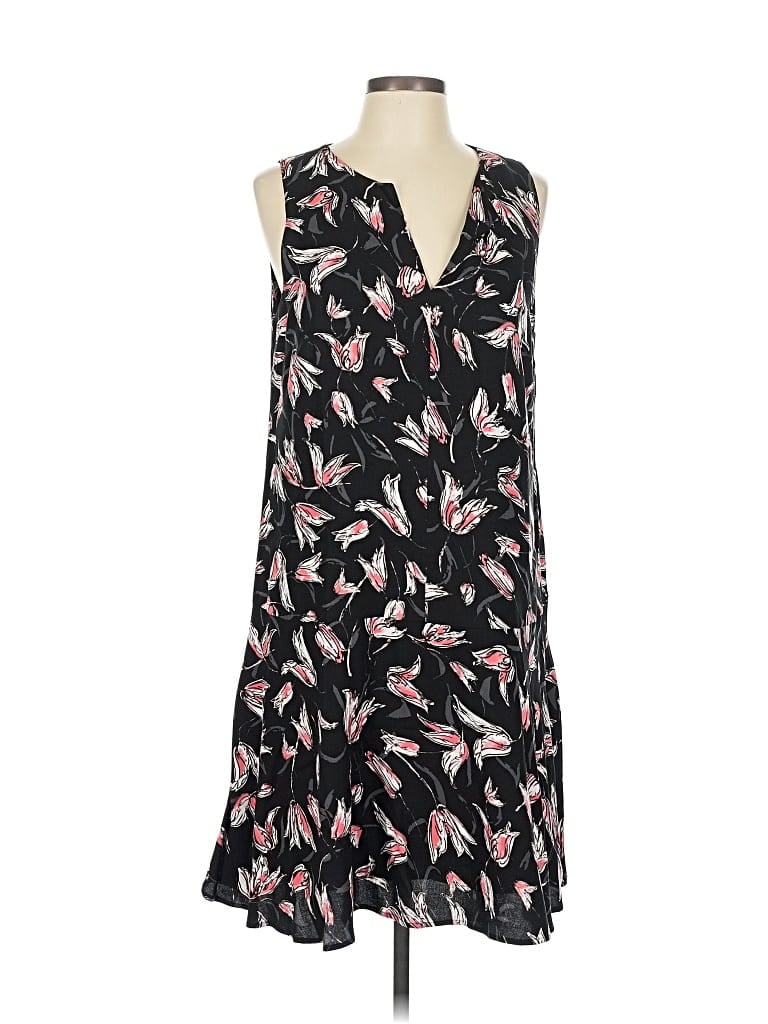 Pre-owned Ann Taylor Loft Outlet Casual Dress In Black