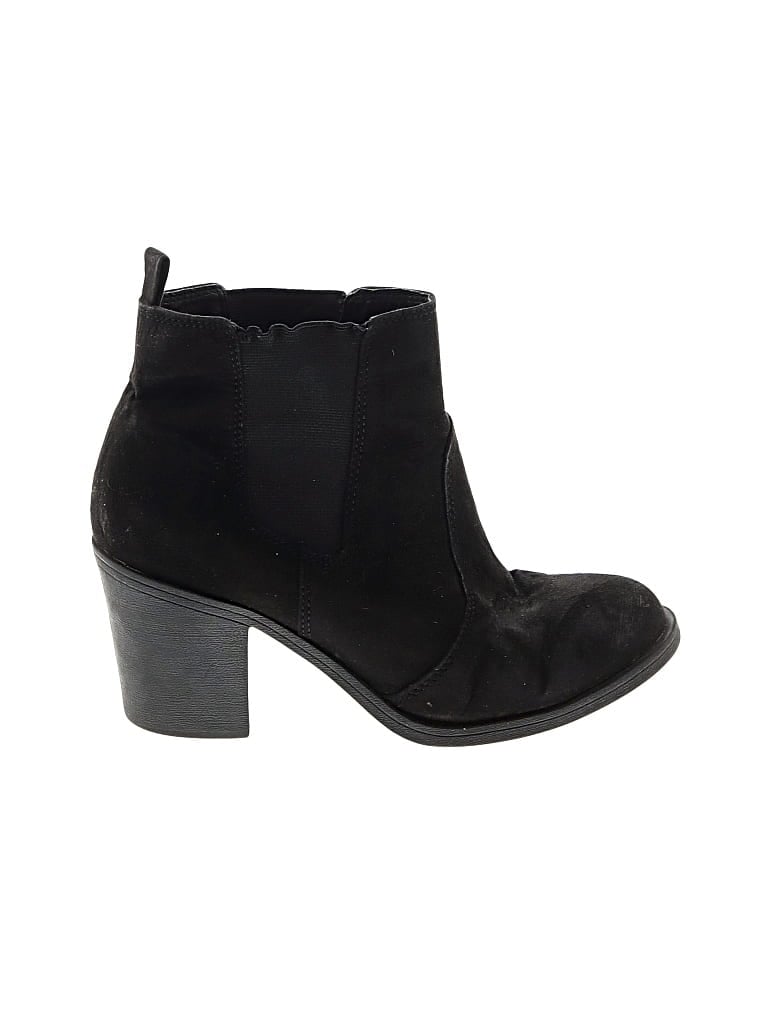 Pre-owned H&m Ankle Boots In Black