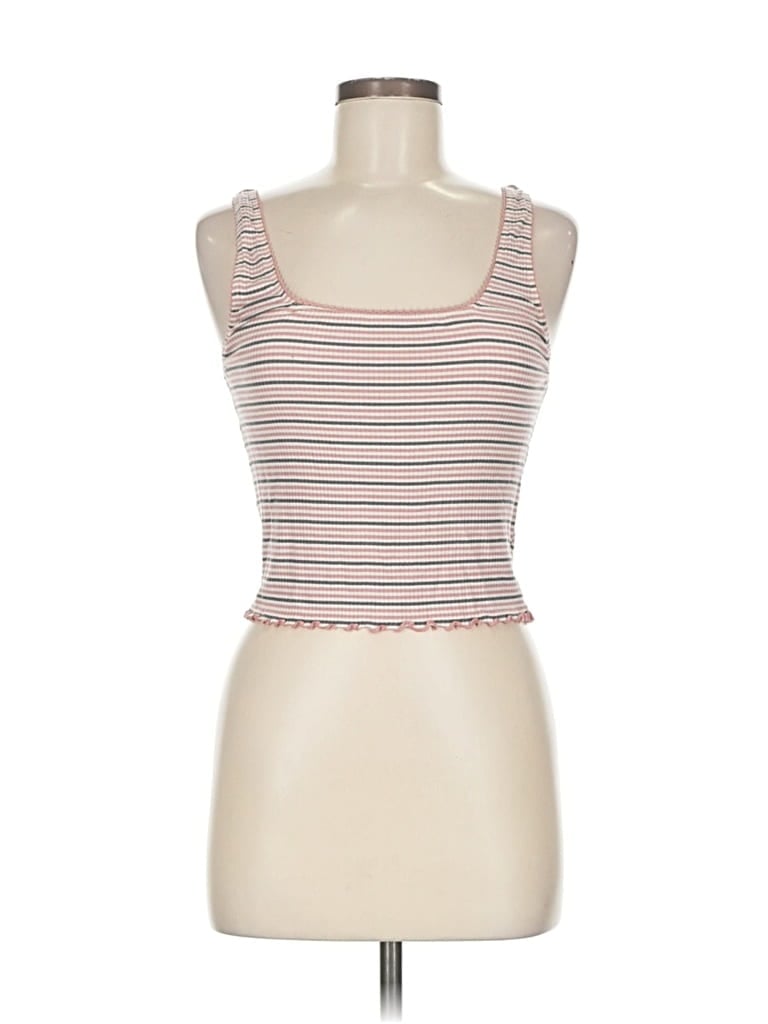 Pre-owned American Eagle Outfitters Tank Top Pink Sweetheart Neckline Tops