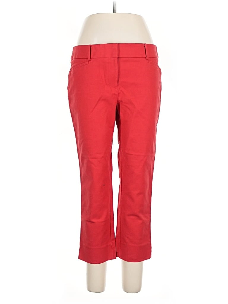 Pre-owned Ann Taylor Loft Dress Pants In Red
