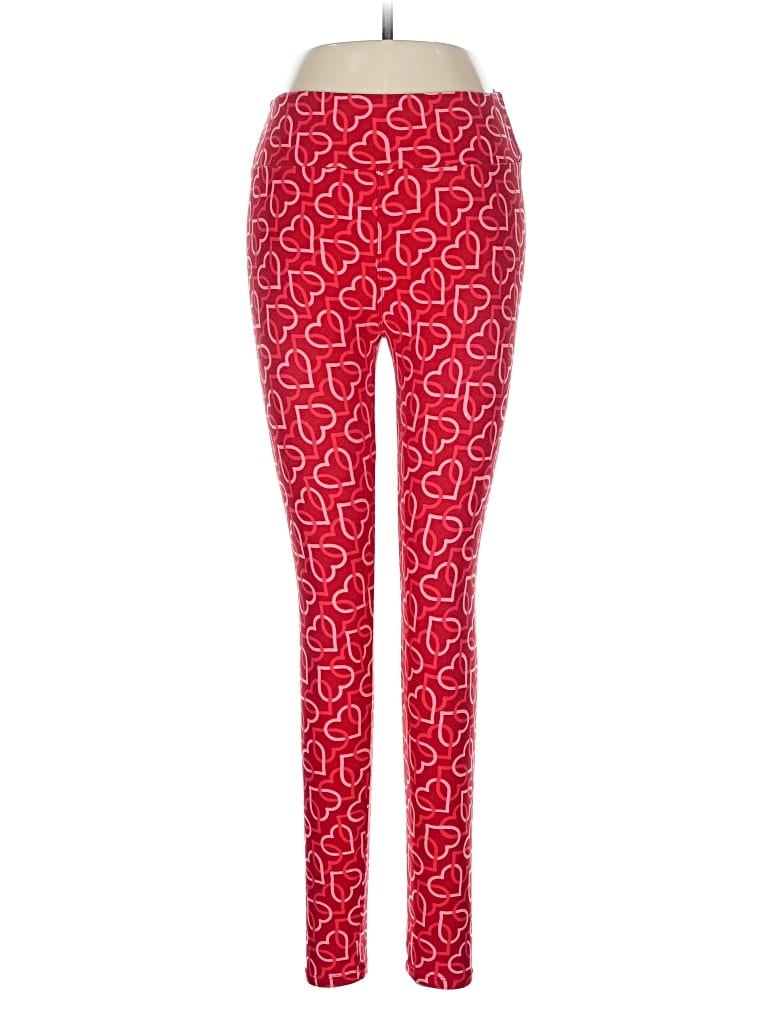 Pre-owned Lularoe Leggings In Red