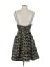 Alice + Olivia 100% Polyester Hearts Black Cocktail Dress Size XS (estimated) - photo 2