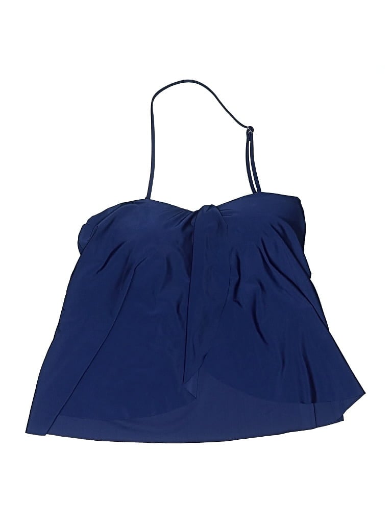 Pre-owned Unbranded Swimsuit Top Blue Swimwear