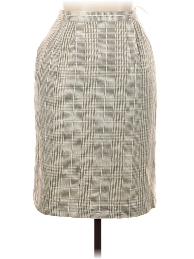 Pre-owned Unbranded Formal Skirt In Gray