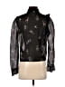 H&M 100% Polyester Black Long Sleeve Blouse Size 6 - photo 2