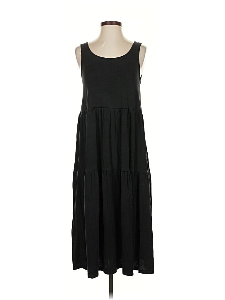 Pre-owned Eileen Fisher Casual Dress In Black