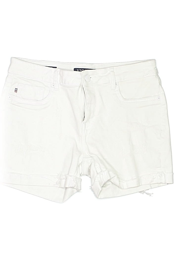 Pre-owned Vigoss Denim Shorts In White