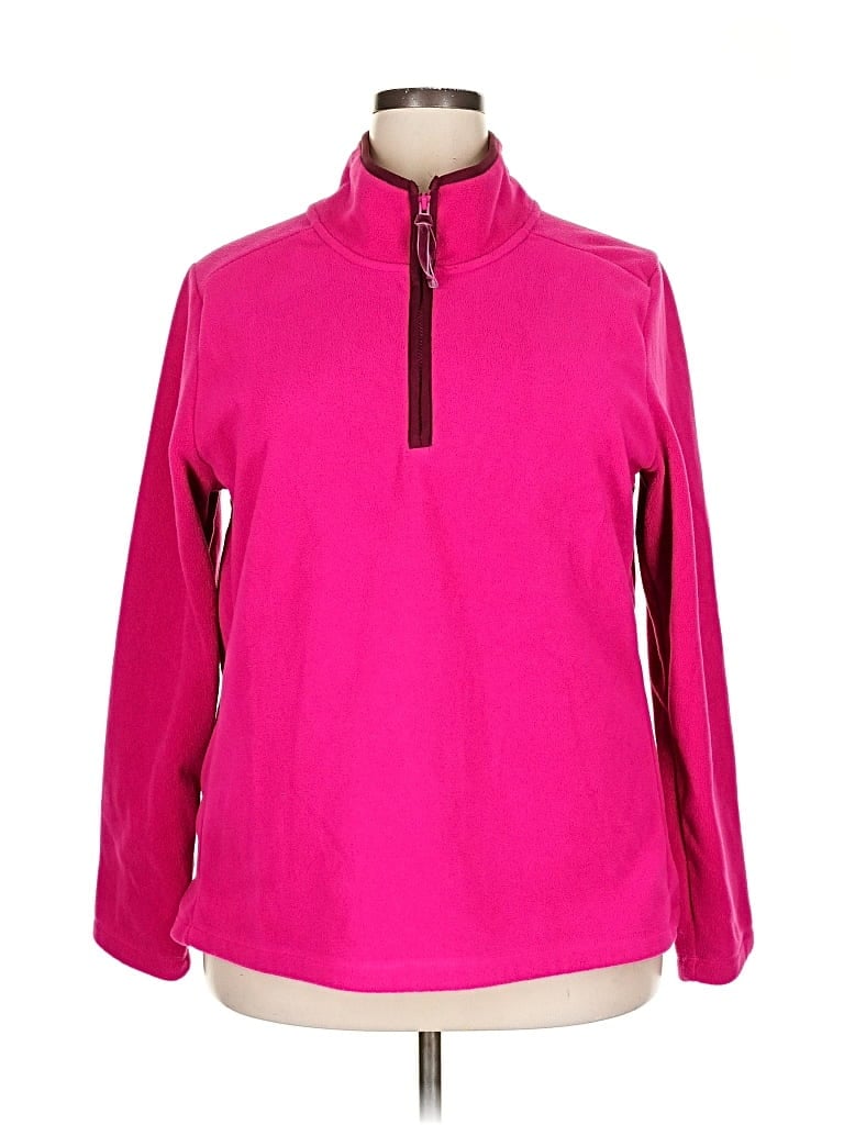 Pre-owned Old Navy Fleece Jacket In Pink