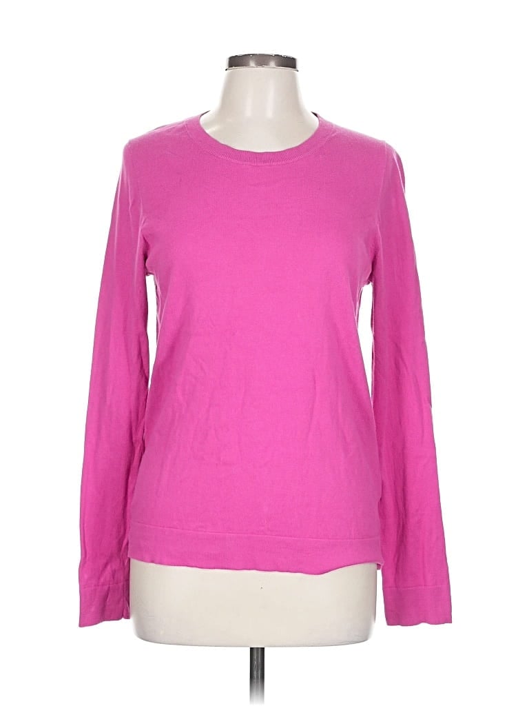 Pre-owned J.crew Factory Store Long Sleeve T-shirt In Pink