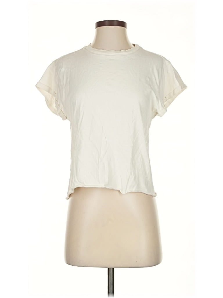 Pre-owned Sincerely Jules For Bandier Short Sleeve T-shirt In White