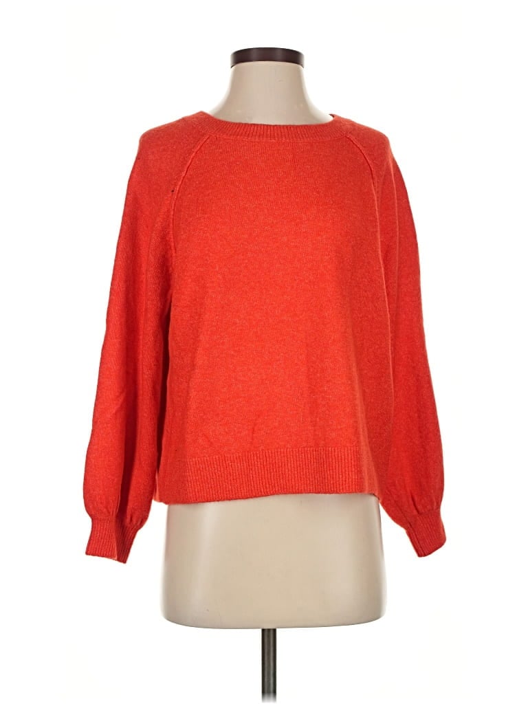 Pre-owned Vince Camuto Pullover Sweater In Red