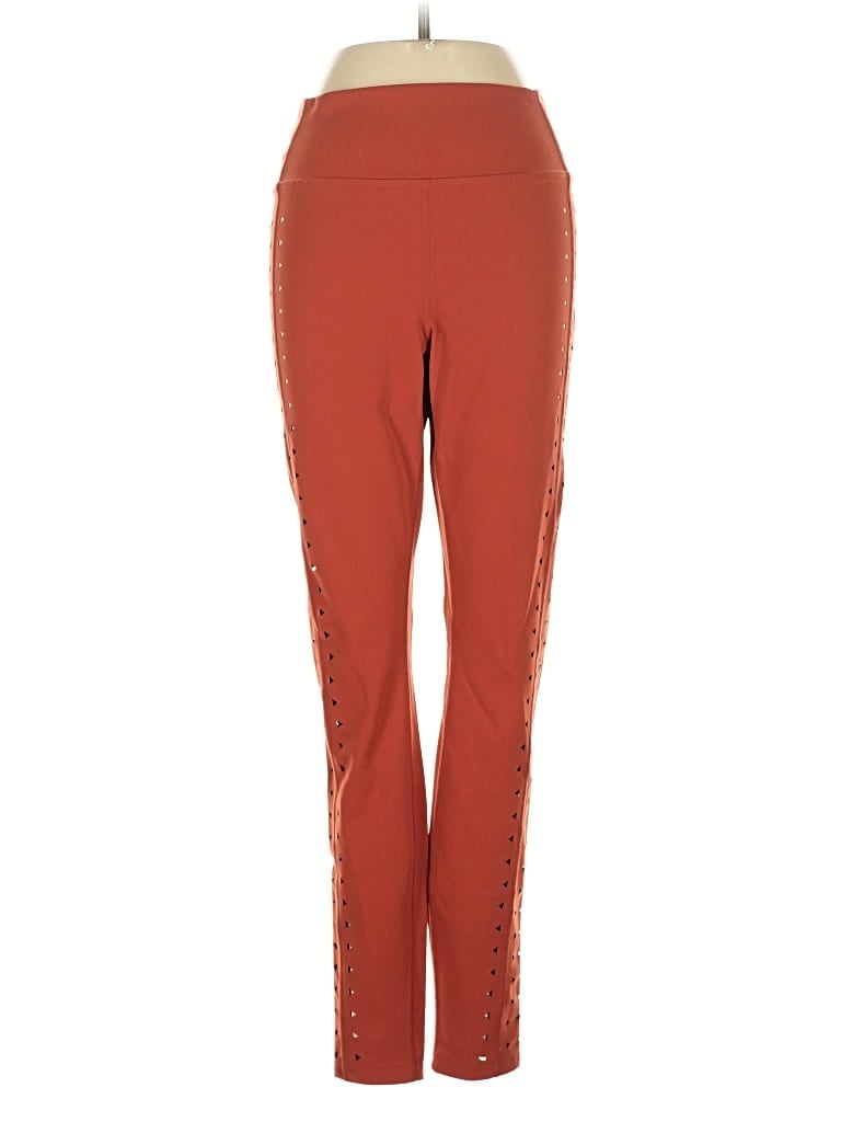 Pre-owned Gigi C Active Pants In Orange