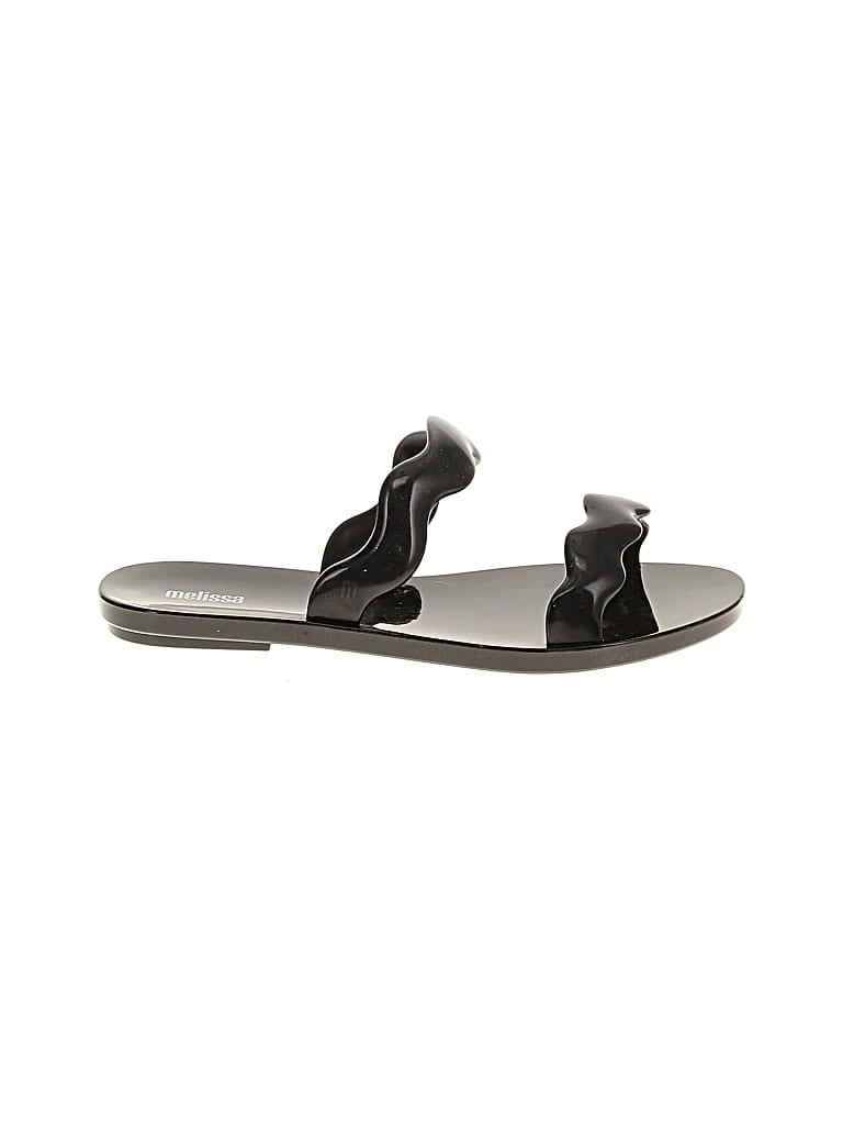 Pre-owned Melissa Sandals In Black