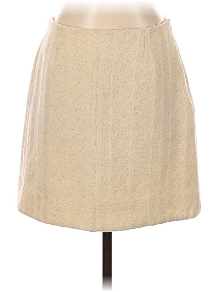 Pre-owned Abs Allen Schwartz Formal Skirt In Brown