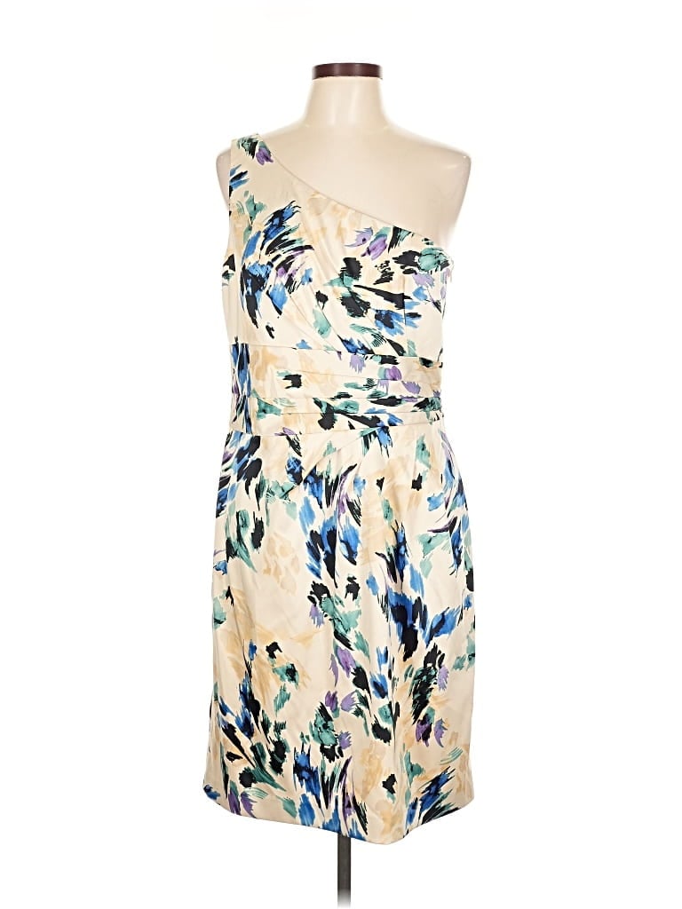 Pre-owned Antonio Melani Cocktail Dress In White