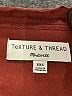 TeXTURE & THREAD Madewell Burgundy 3/4 Sleeve Blouse Size XXS - photo 7