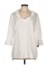 Joeffer Caoc White 3/4 Sleeve Blouse Size L - photo 1