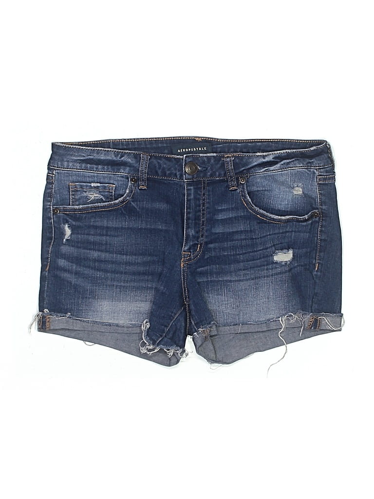 Pre-owned Aéropostale Denim Shorts In Blue