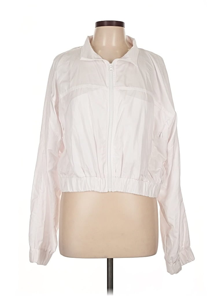 Pre-owned Year Of Ours Windbreaker Jacket In White