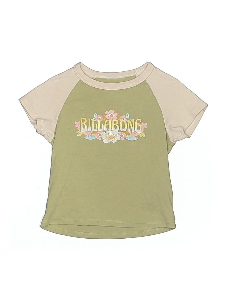 Pre-owned Billabong Kids' Short Sleeve T-shirt In Green