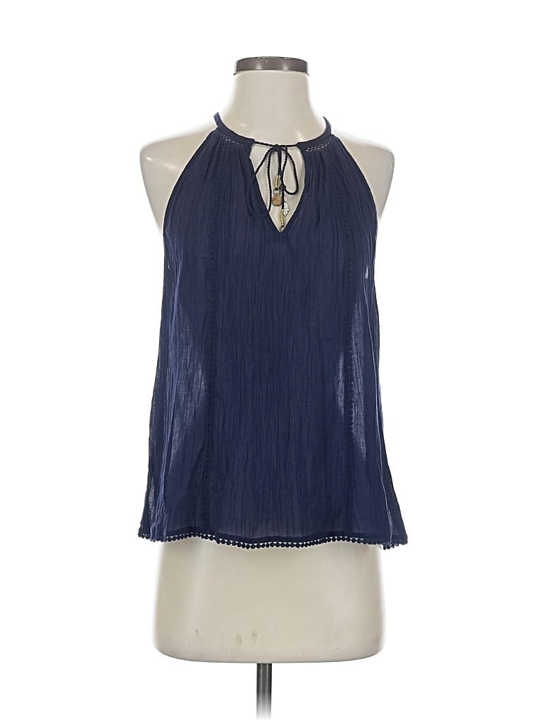 Pre-owned Joie Sleeveless Blouse In Blue