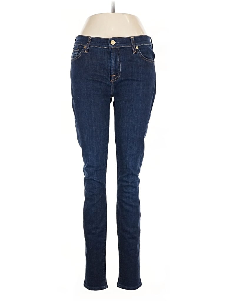 Pre-owned 7 For All Mankind Jeans In Blue