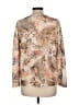 Assorted Brands Floral Tan Long Sleeve Blouse Size EU 44 / US 14 - photo 2