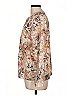 Assorted Brands Floral Tan Long Sleeve Blouse Size EU 44 / US 14 - photo 5