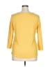 Cato Yellow Long Sleeve Henley Size XL - photo 2