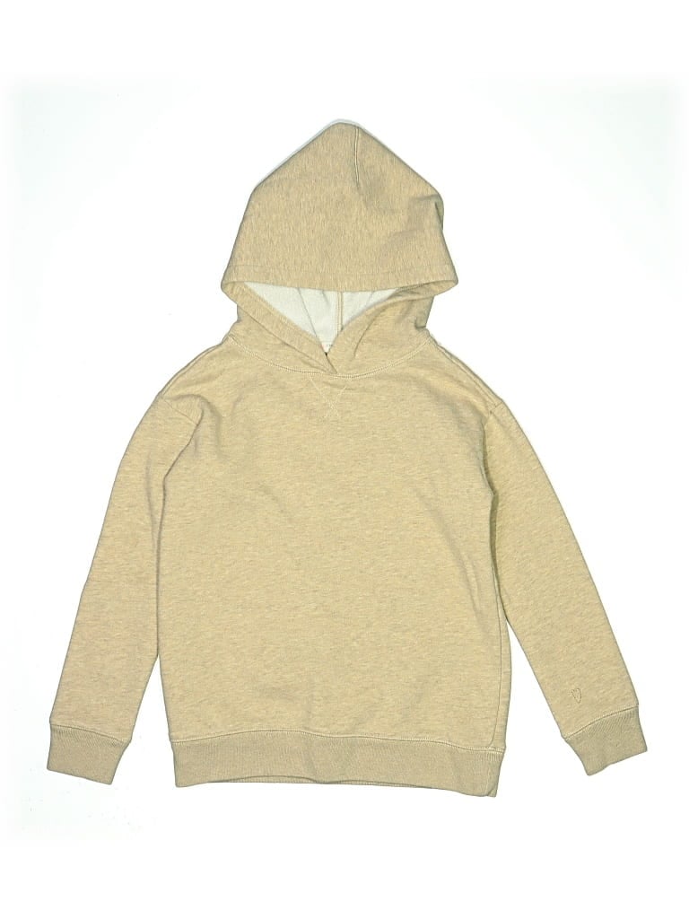 Pre-owned Crewcuts Kids' Pullover Hoodie In Brown