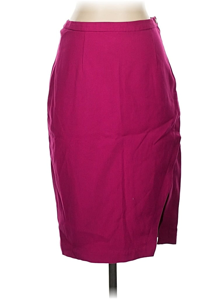 Pre-owned The Limited Formal Skirt In Burgundy