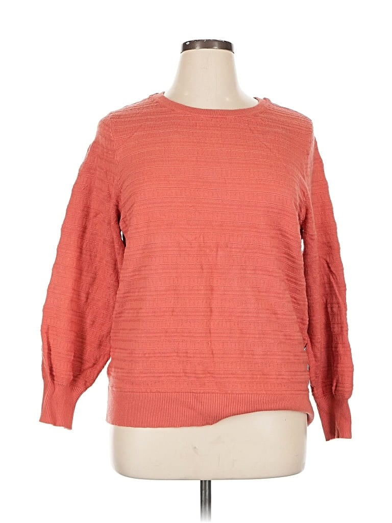 Pre-owned Love Ellie Pullover Sweater In Orange