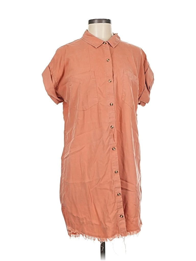 Pre-owned Thread & Supply Casual Dress In Orange
