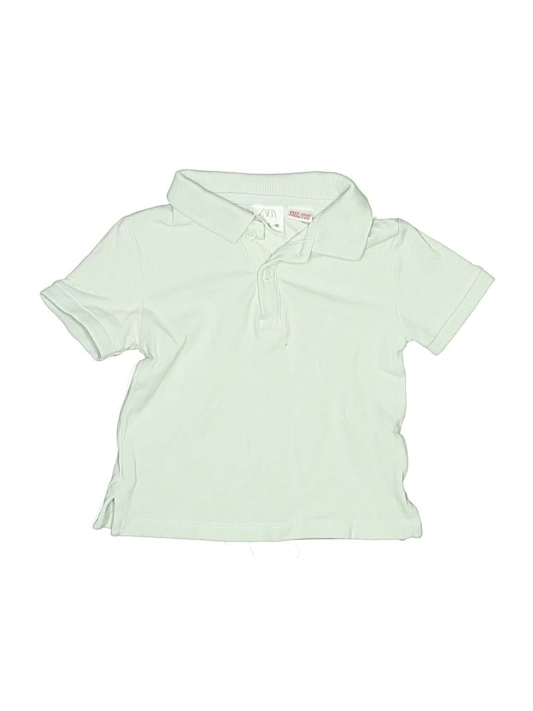 Pre-owned Zara Babies' Short Sleeve Polo Shirt In Green