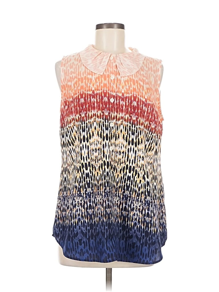 Pre-owned Cabi Sleeveless Blouse In Orange