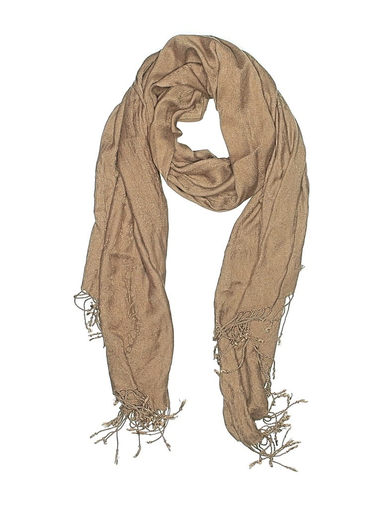 Pre-owned Unbranded Scarf In Brown