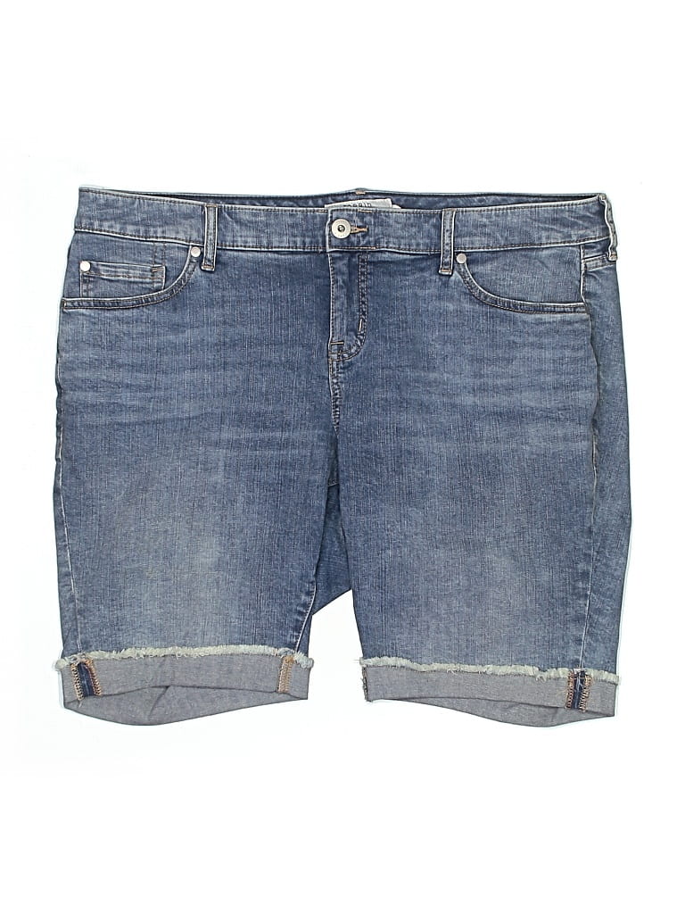 Pre-owned Torrid Denim Shorts In Blue
