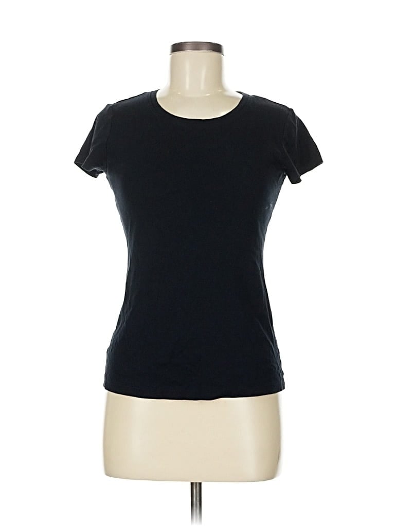 Pre-owned Banana Republic Short Sleeve T-shirt In Black