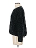 Cupio Metallic Black Pullover Sweater Size M - photo 5