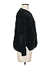 Cupio Metallic Black Pullover Sweater Size M - photo 4