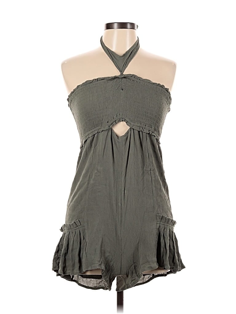 Pre-owned Venus Romper In Gray