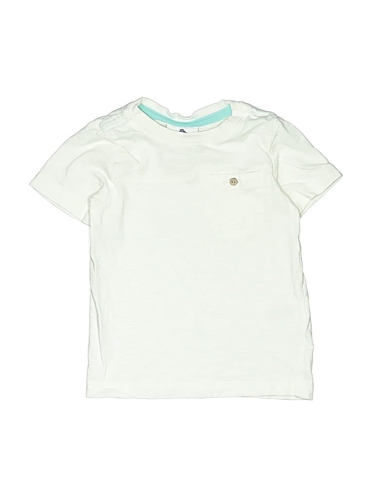 Pre-owned Tommy Bahama Kids' Short Sleeve T-shirt In White