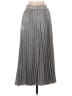 Storia 100% Polyester Metallic Silver Formal Skirt Size XS - photo 2