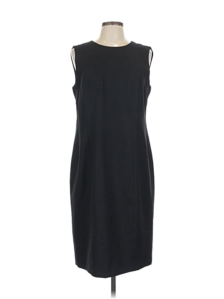 Pre-owned Kasper Casual Dress In Black
