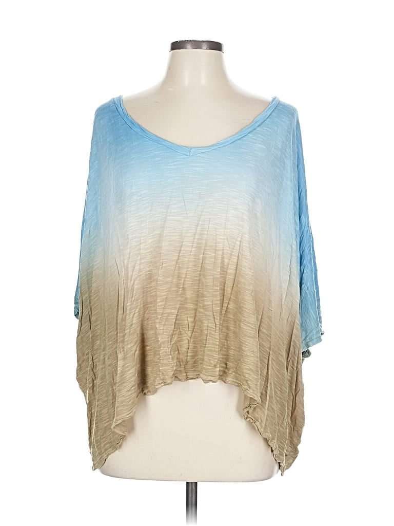 Pre-owned Young Fabulous & Broke 3/4 Sleeve T-shirt In Blue