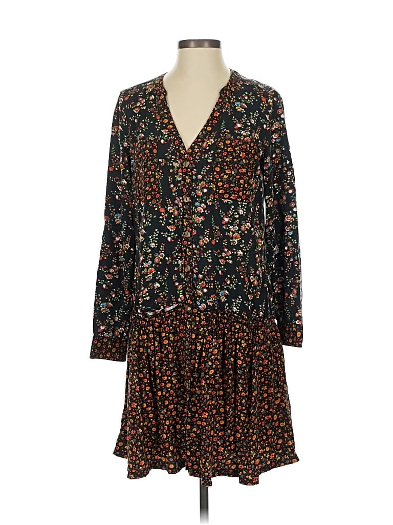 Pre-owned Maeve By Anthropologie Casual Dress In Black